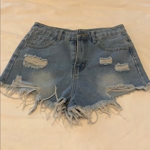 Jean shorts